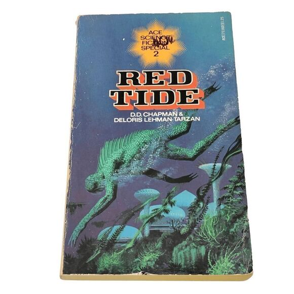 VNT SCI FI Red Tide by Chapman and Tarzan 1975 soft cover BOOK - Picture 3 of 15
